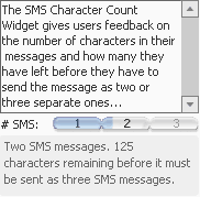 SMS 计数